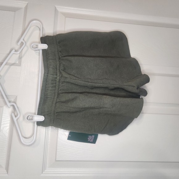 Kids Olive Green Shorts - Picture 2 of 2
